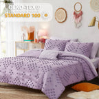 Melex Pom Tufted Comforter Set