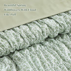 Melex Puff 7-piece Bed in a Bag Comforter Set with Sheets