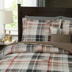 Melex Plaid Comforter Set