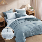 Melex Prewashed Bed in a Bag,Ultra Soft Comforter Bed Set with Sheets