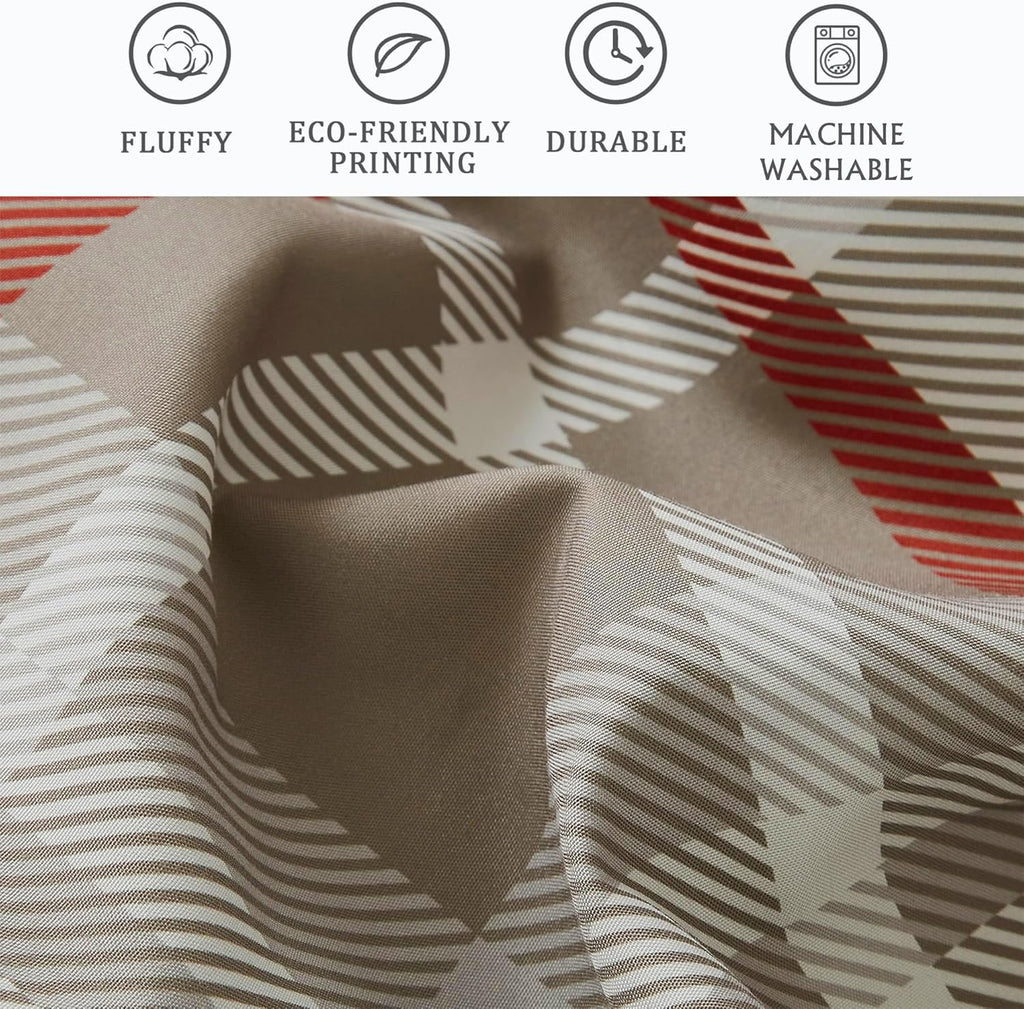 Melex Plaid Comforter Set