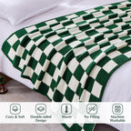 Melex Checkered Throw Blanket