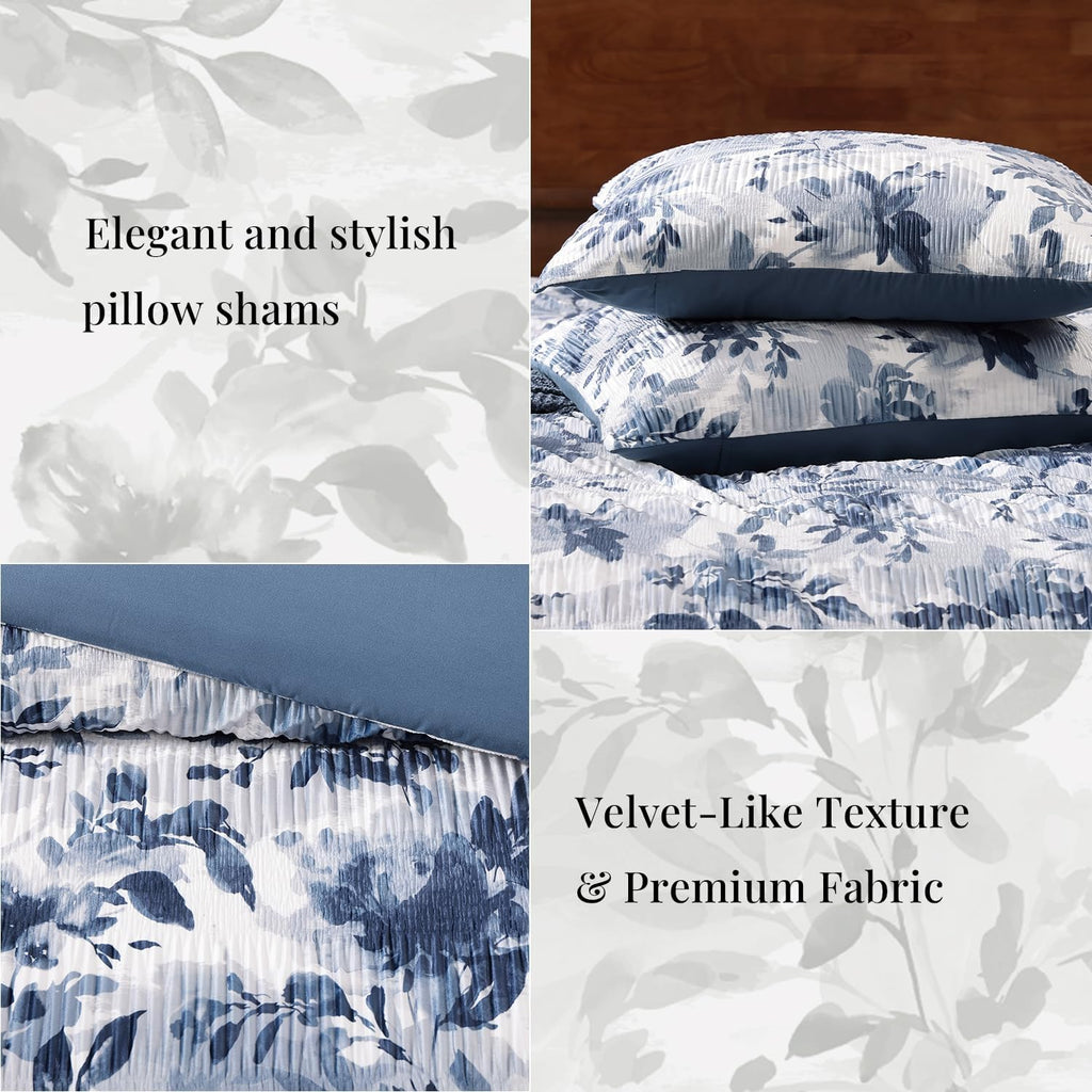 Melex Floral 7-piece Comforter Set