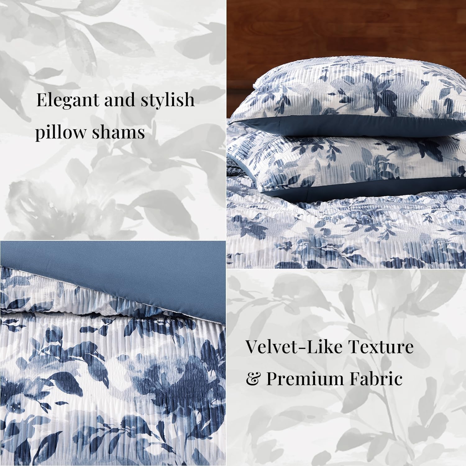 Melex Floral 7-piece Comforter Set