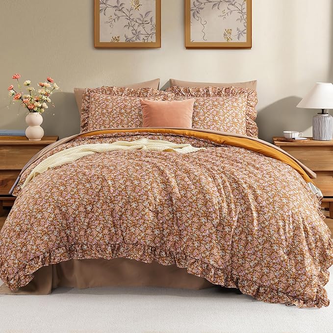 Melex Ruffle Comforter Set