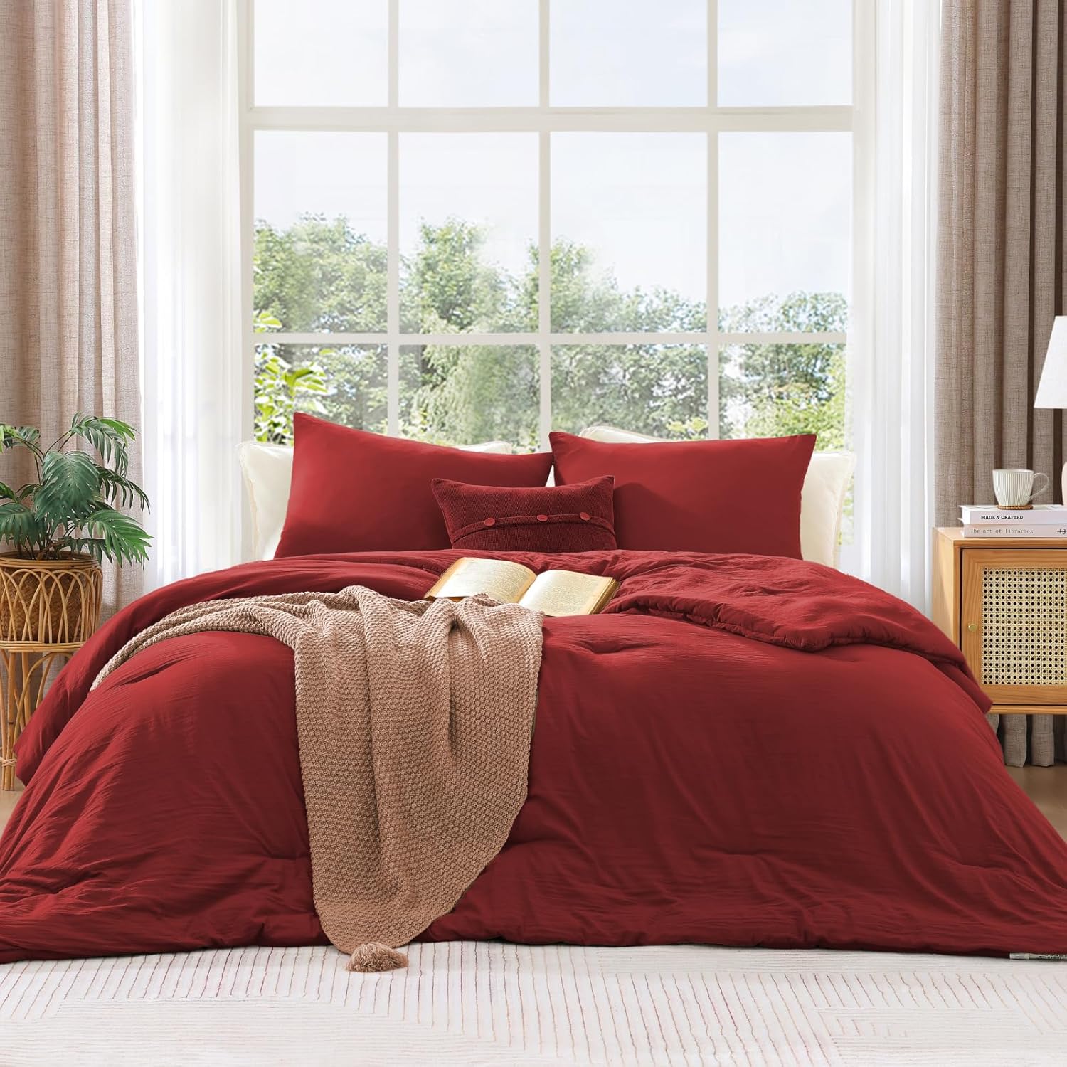 Prewashed 3 Pieces Comforter Set