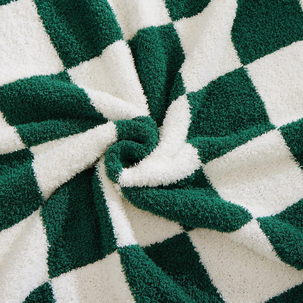 Melex Checkered Throw Blanket