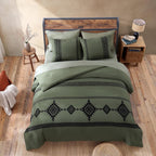 Melex Embroidery Comforter Set
