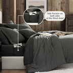 Melex Textured Comforter Set