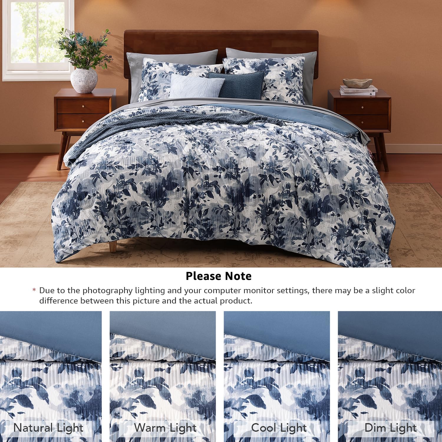 Melex Floral 7-piece Comforter Set