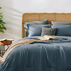 Prewashed fabric 7-piece Bed in a Bag Comforter Set