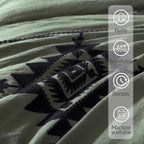 Melex Embroidery Comforter Set