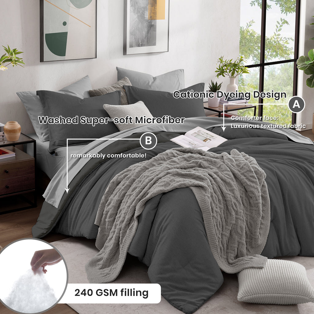 Cationic Dyeing Comforter Sets