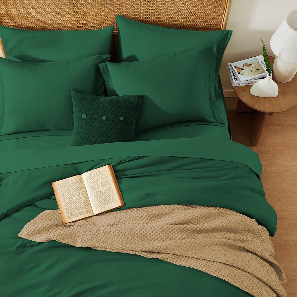 Prewashed fabric 7-piece Bed in a Bag Comforter Set