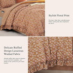 Melex Ruffle Comforter Set
