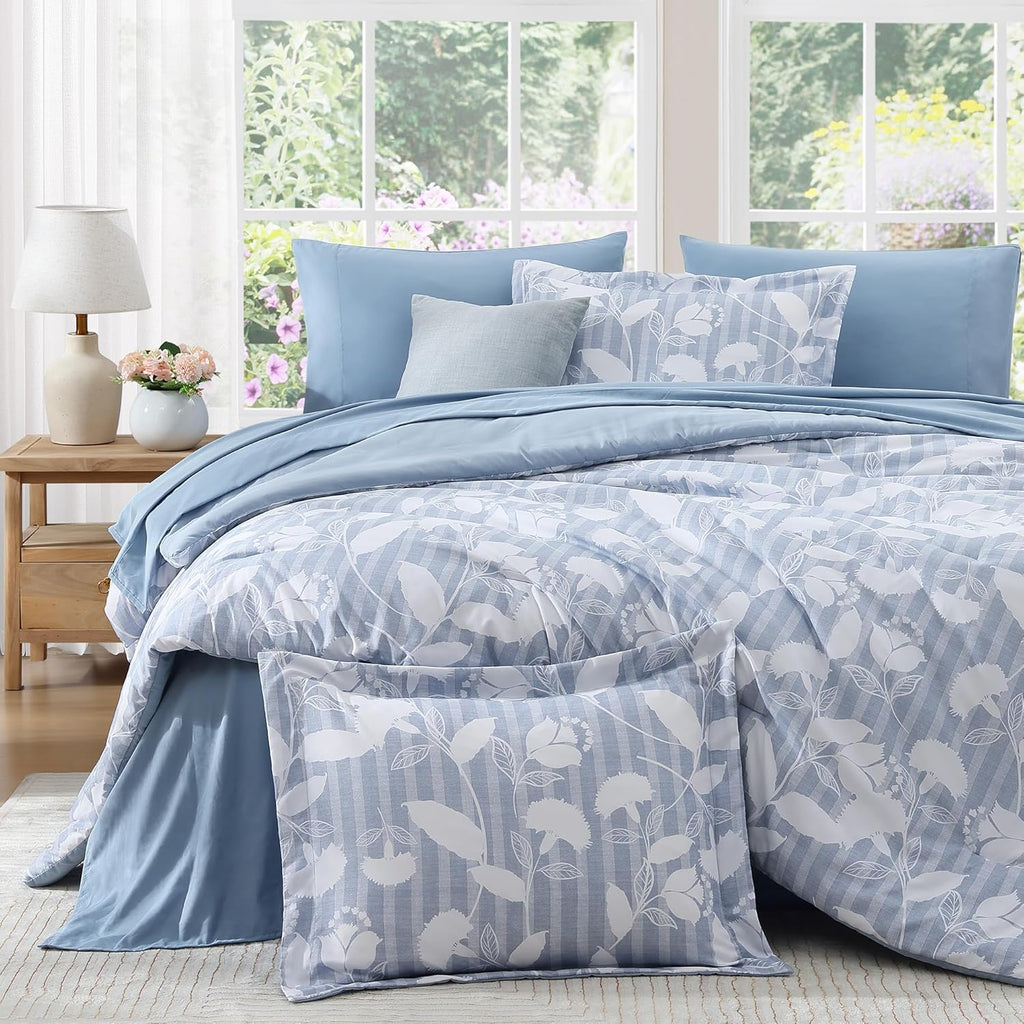 Botanical Flowers Comforter Set