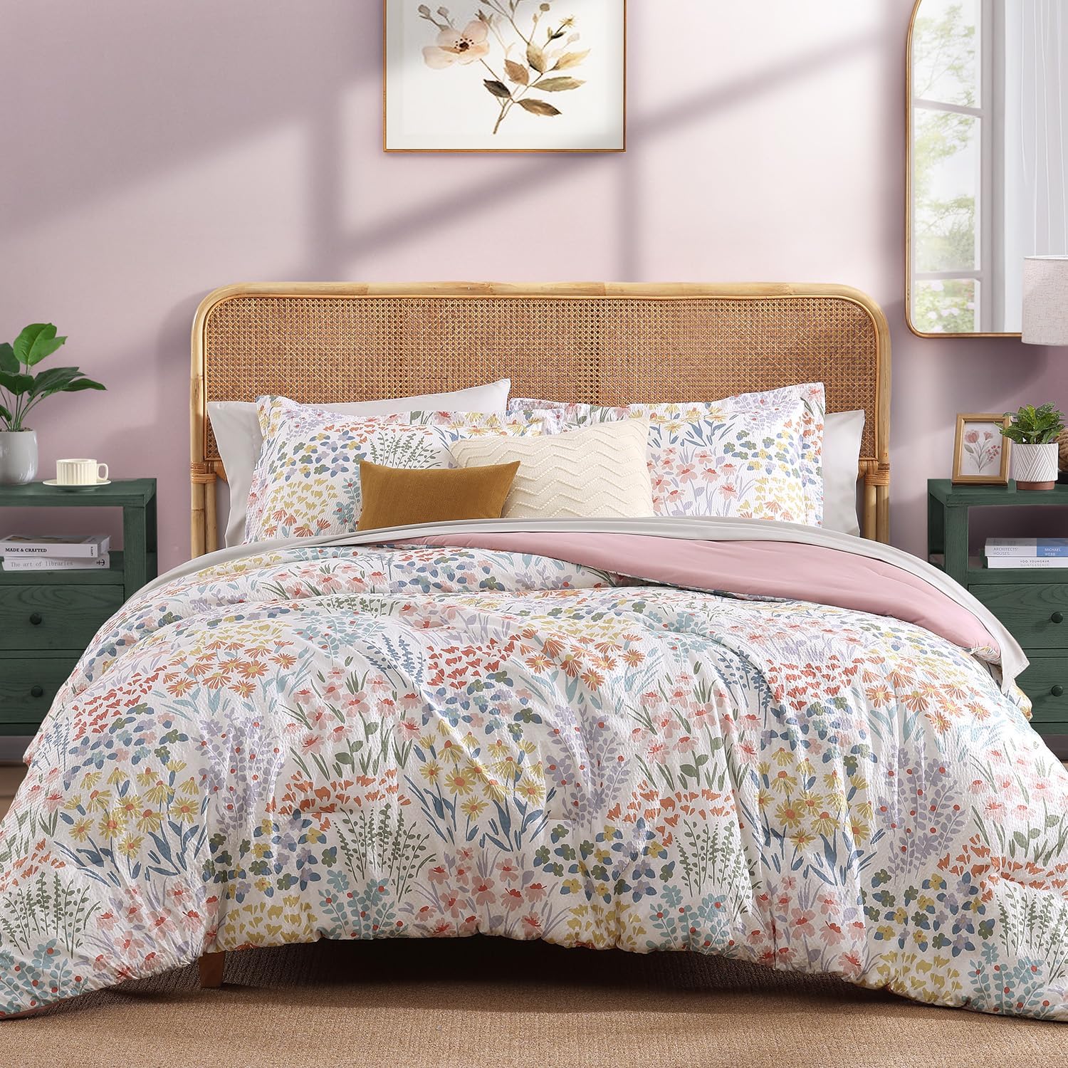 Melex Floral 7-piece Comforter Set