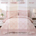 Melex gold foil Design Comforter Set