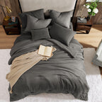 Melex Textured Comforter Set