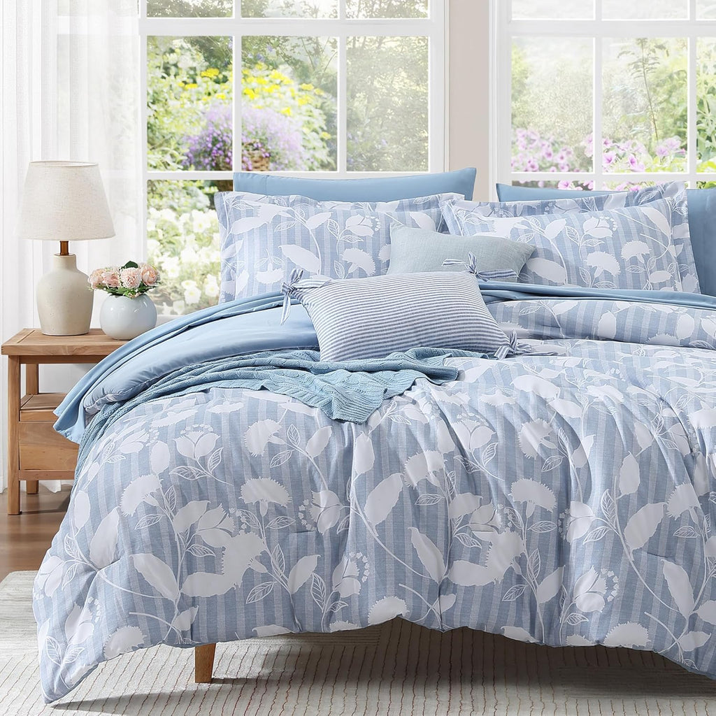 Botanical Flowers Comforter Set