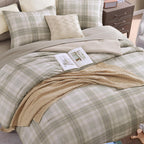 Melex Plaid Comforter Set