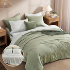 Melex Prewashed Bed in a Bag,Ultra Soft Comforter Bed Set with Sheets