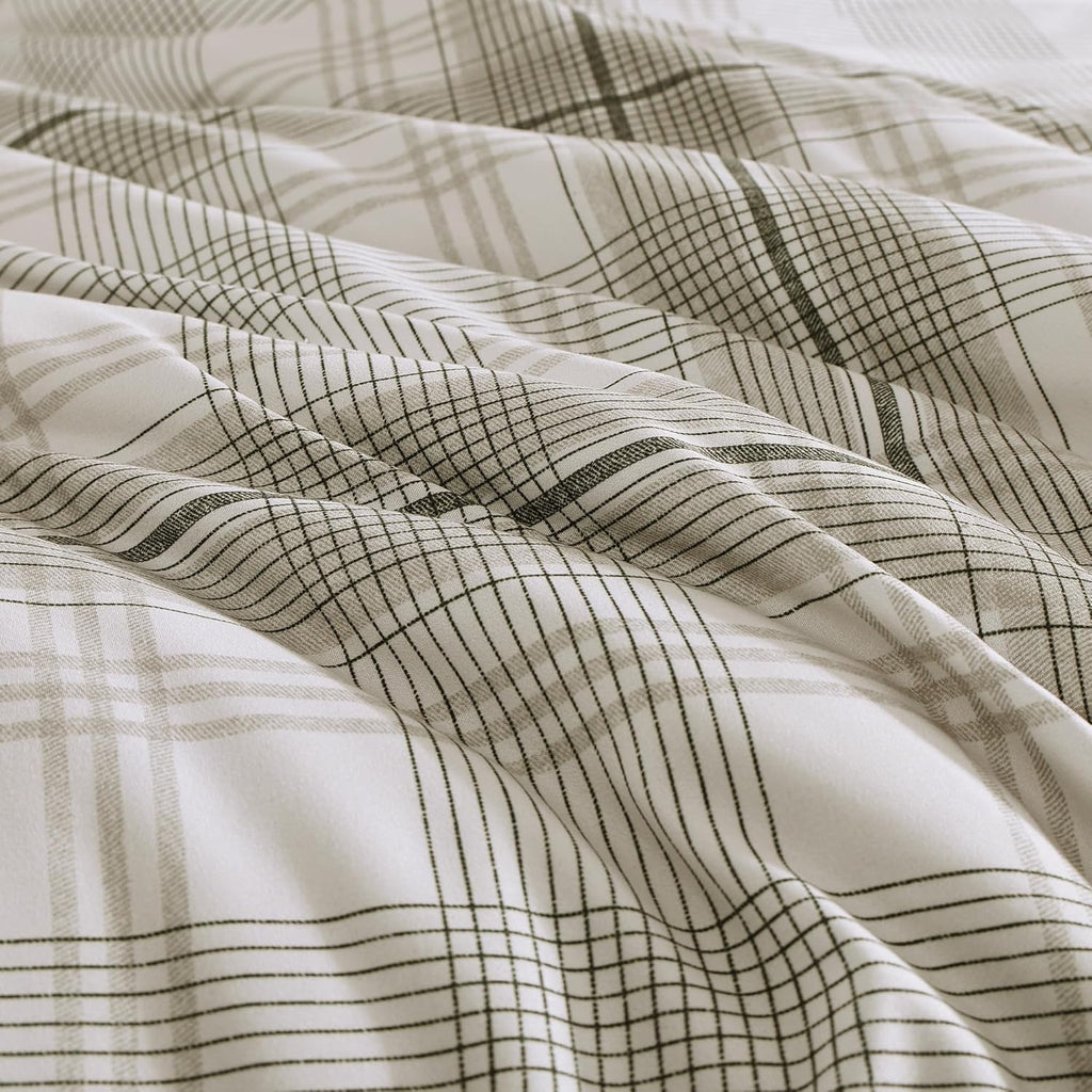 Melex Plaid Comforter Set