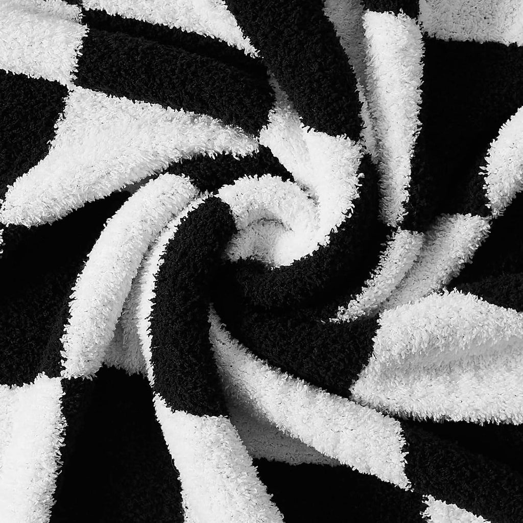 Melex Checkered Throw Blanket