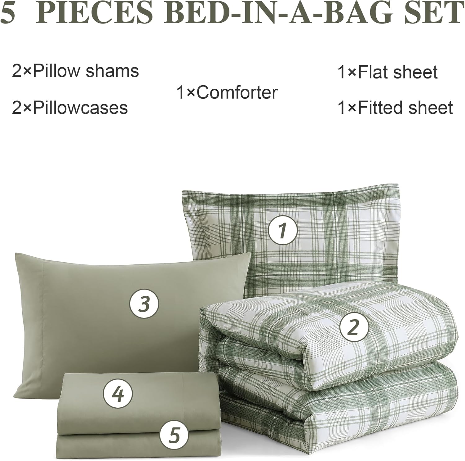Catami Plaid Comforter Set