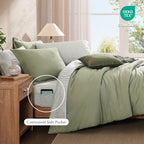 Melex Prewashed Bed in a Bag,Ultra Soft Comforter Bed Set with Sheets