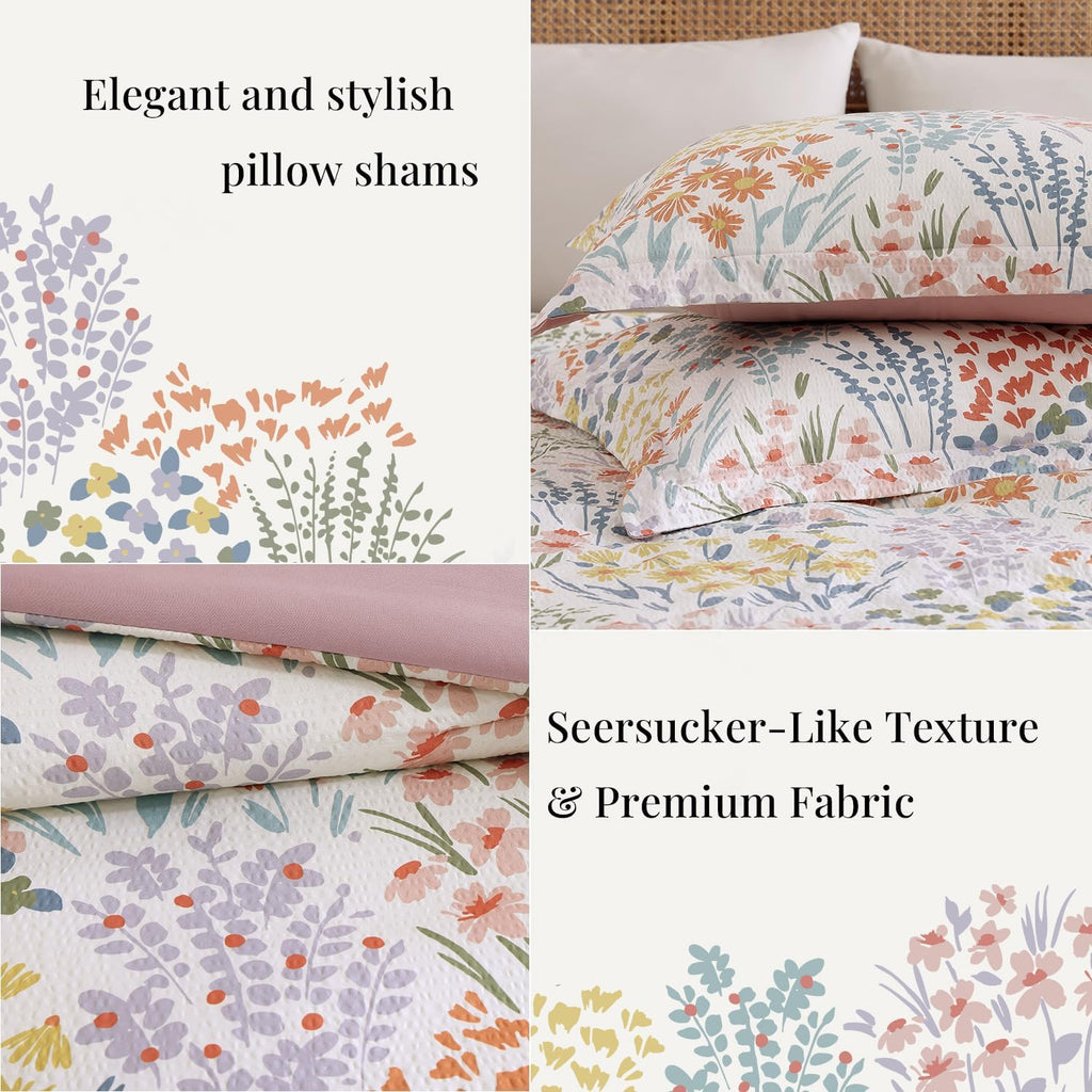 Melex Floral 7-piece Comforter Set