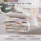 Melex Floral 7-piece Comforter Set