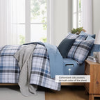 Melex Plaid Comforter Set