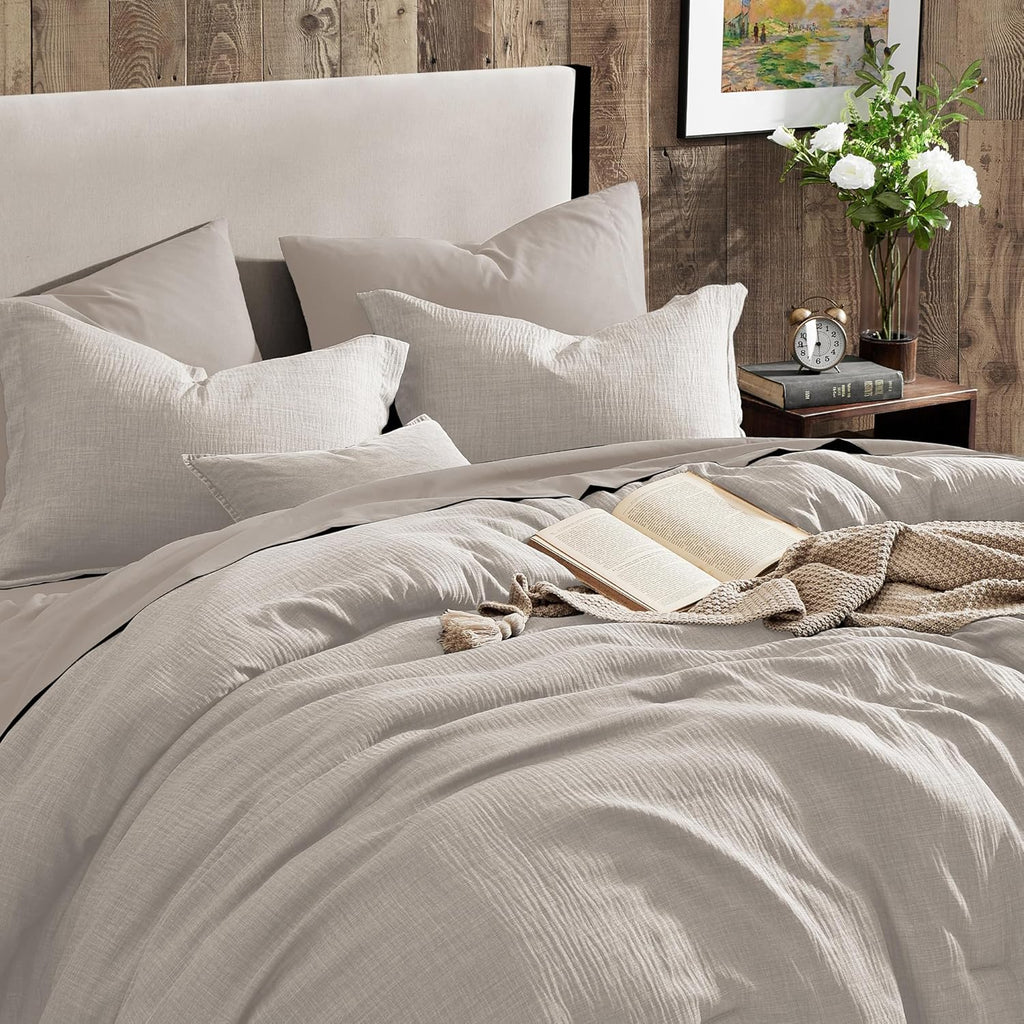 Melex Textured Comforter Set