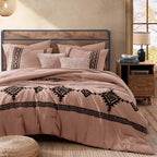 Melex Embroidery Comforter Set