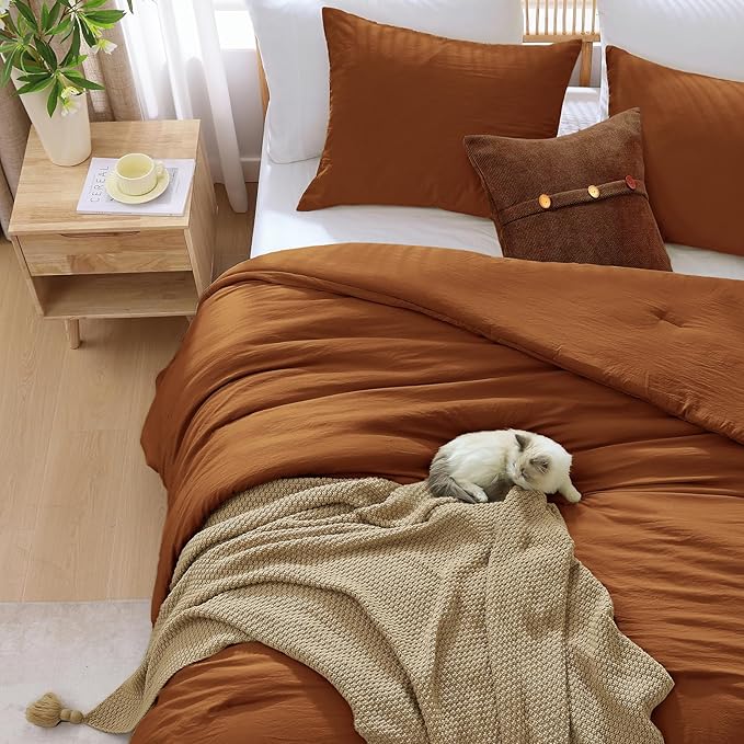 Prewashed 3 Pieces Comforter Set