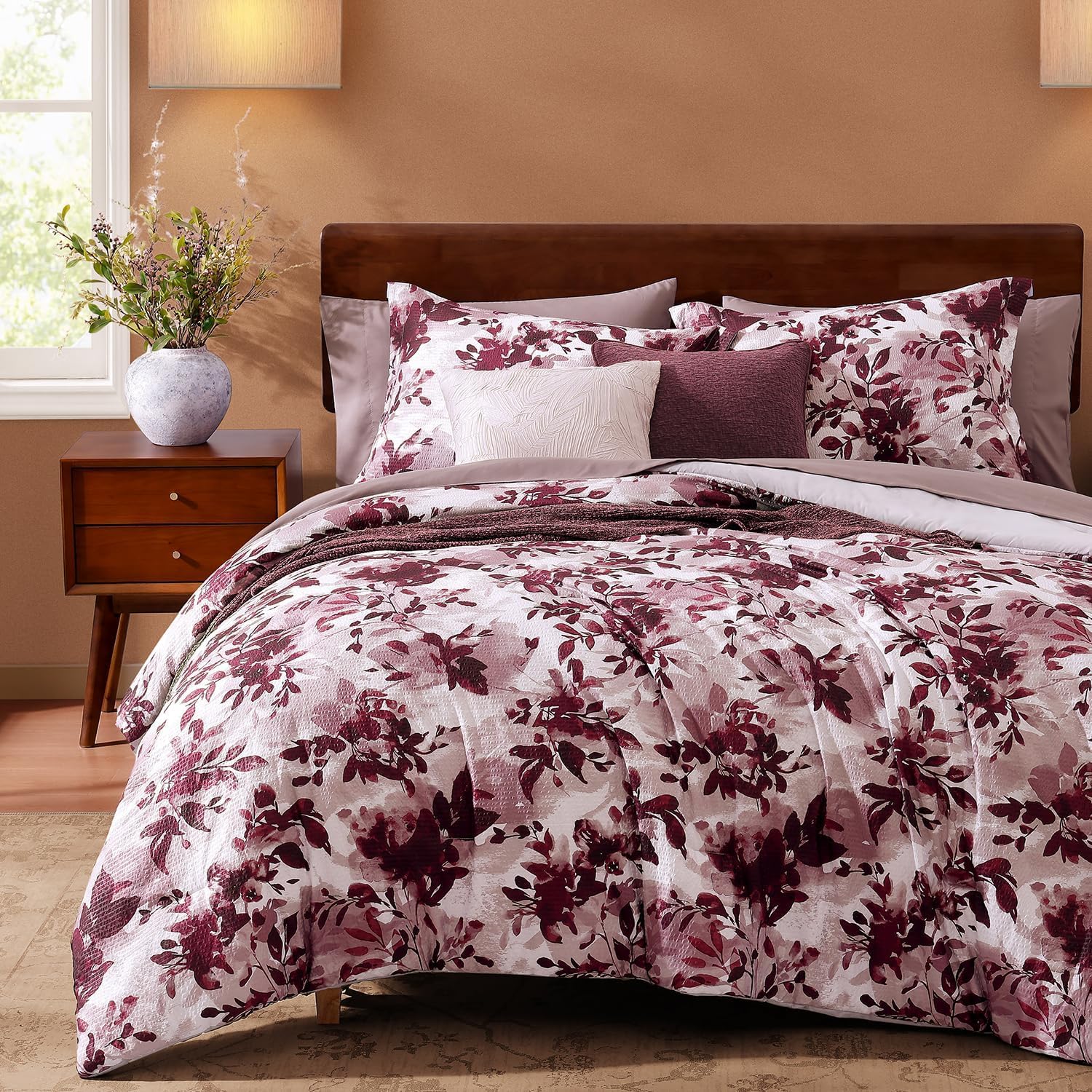 Melex Floral 7-piece Comforter Set