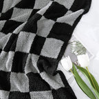 Melex Checkered Throw Blanket