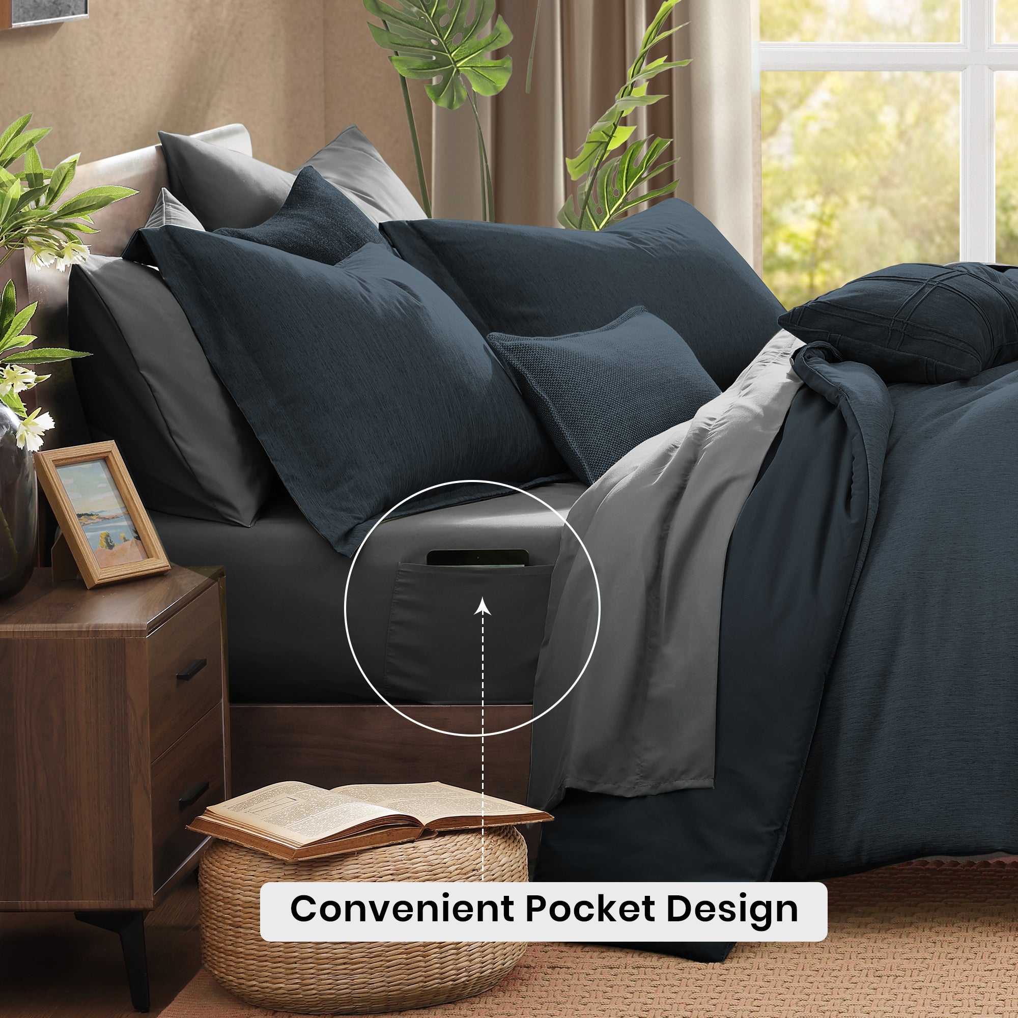 Cationic Dyeing Comforter Sets