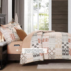 Melex Plaid Comforter Set
