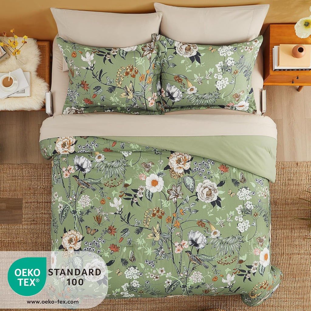 Melex Floral 7-piece Comforter Set