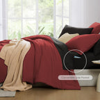 Prewashed fabric 7-piece Bed in a Bag Comforter Set