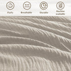 Melex Textured Comforter Set