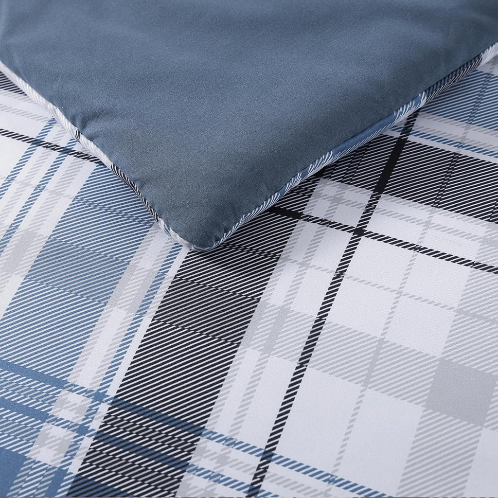 Melex Plaid Comforter Set