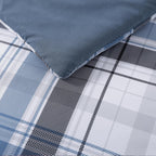Melex Plaid Comforter Set