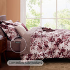 Melex Floral 7-piece Comforter Set