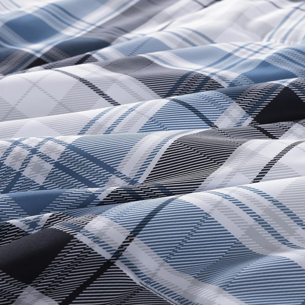 Melex Plaid Comforter Set