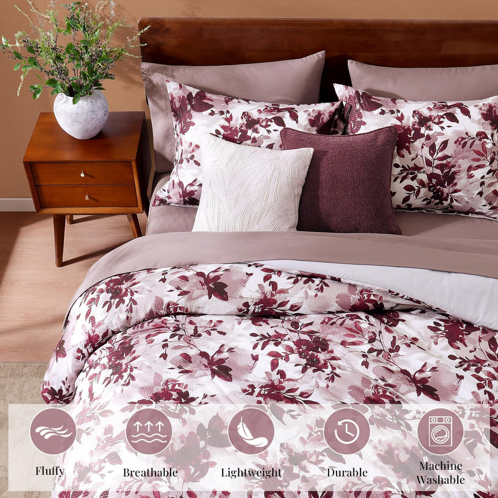 Melex Floral 7-piece Comforter Set