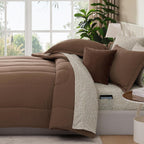 Melex 7-piece Bed in a Bag Comforter Set with Sheets