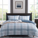 Melex Plaid Comforter Set